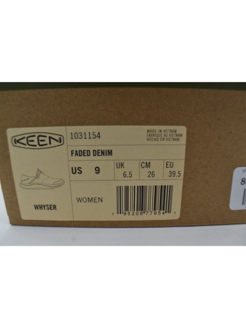 Keen Womens Size 9 Whyser Faded Denim Slip On Shoes - Picture 11 of 11
